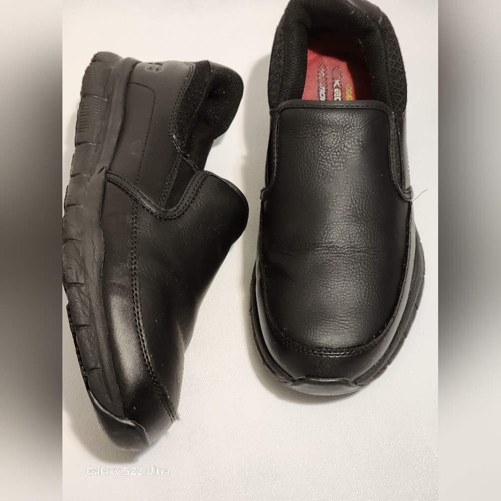 Skechers Men's Black Slip-On Shoes